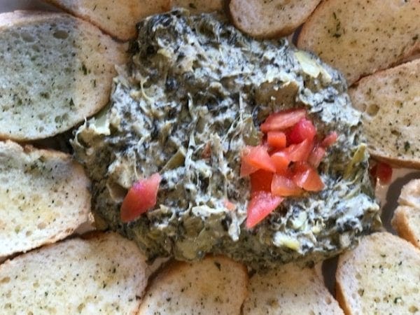 Brixx Pizza Spinach and Artichoke Dip