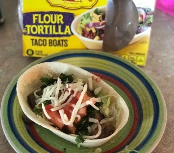 Old El Paso Taco Boats with Leftovers