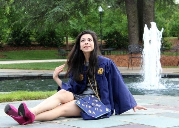 Graduating College from North Carolina Lifestyle Blogger Adventures of Frugal Mom 