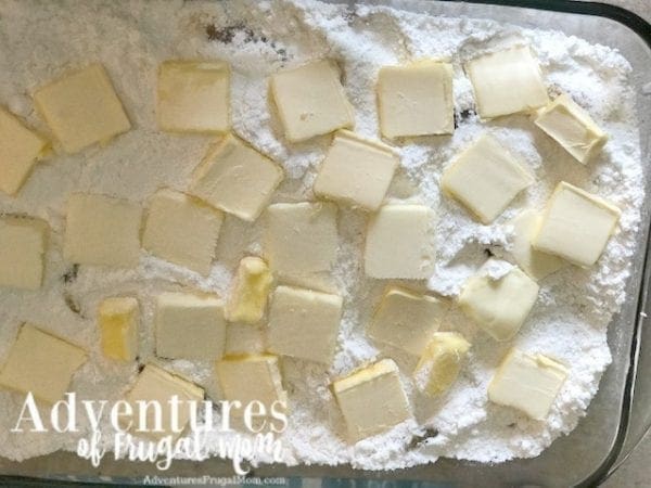 Butter and Margarine Apple Pie Cobbler