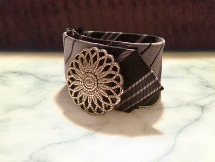 How To Make A Cuff Bracelet from a Tie