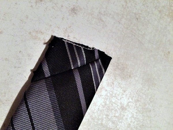 How to make a cuff bracelet from a tie