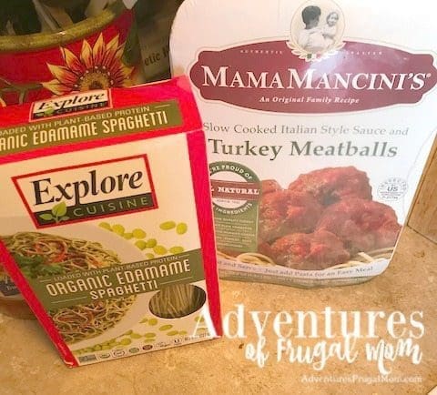 Ingredients for Spaghetti and Meatballs Pie