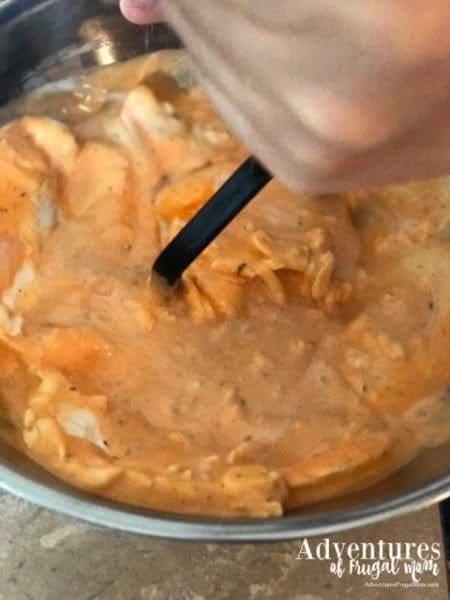 Mixture of Buffalo Chicken Casserole