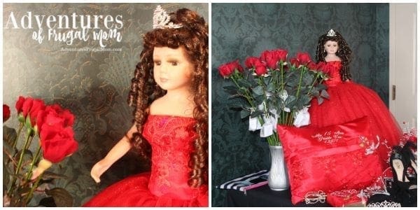 Quinceañera Roses Made the event commercial silk