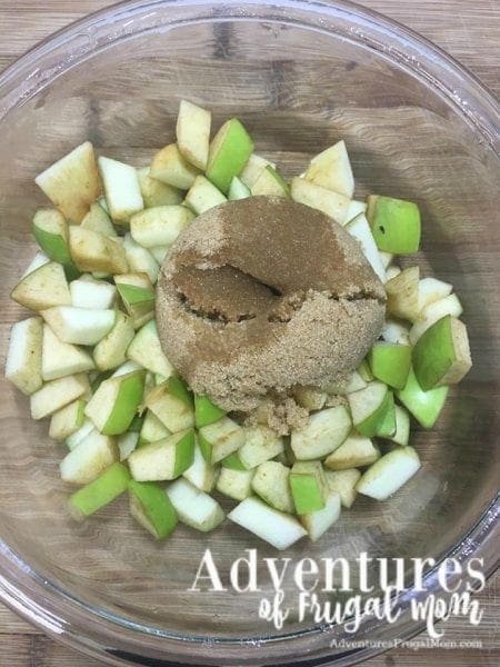 Get Ready for Fall Recipe: Apple Crumble Bars by North Carolina foodie blogger Adventures of Frugal Mom
