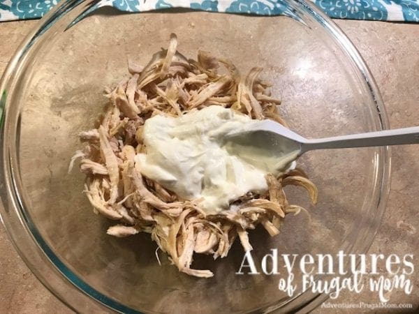 Mayo and Greek Yogurt for Chicken Salad