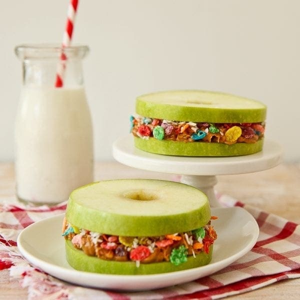Delicious Fruity Pebbles Treats Recipe by North Carolina foodie blogger Adventures of Frugal Mom