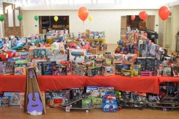 Giving Back Christmas House from North Carolina Lifestyle Blogger Adventures of Frugal Mom 
