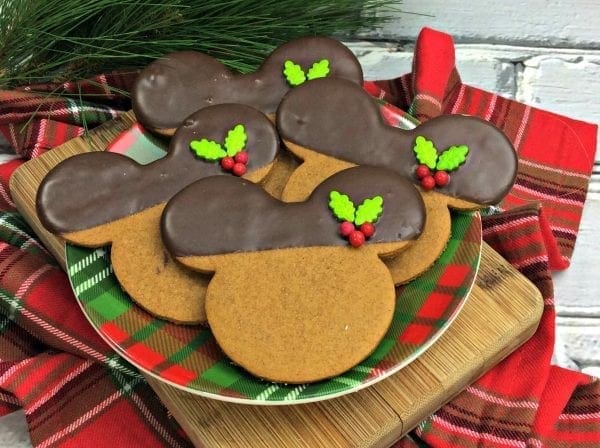 Sending You Holiday Wishes & Mickey Gingerbread Cookies from North Carolina Food Blogger Adventures of Frugal Mom