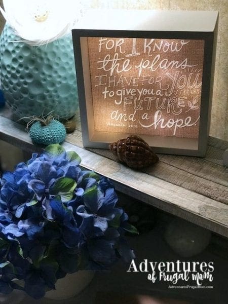 LightBox Arts Reminds Me There is A Plan by North Carolina Lifestyle Blogger Adventures of Frugal Mom 