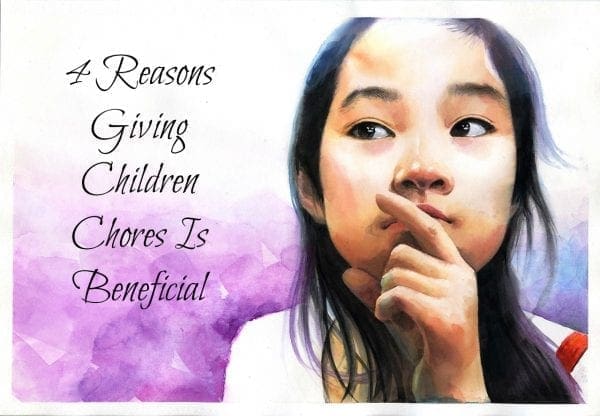 4 Reasons Giving Children Chores Is Beneficial from North Carolina Lifestyle Blogger Adventures of Frugal Mom