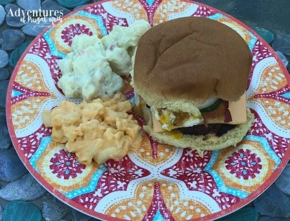 Jalapeno Yum Yum Burger - May is Burger Month from North Carolina Lifestyle Burger Adventures of Frugal Mom 