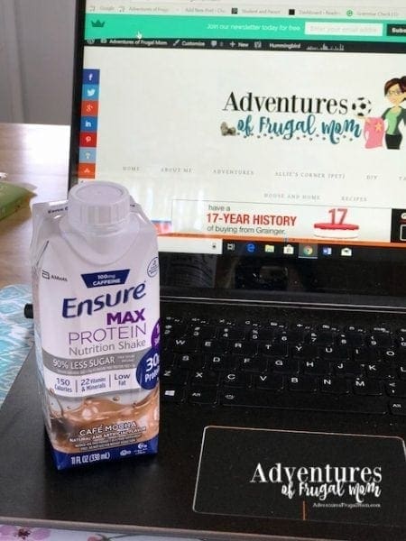 Building My Dream Tiny Office with Ensure from North Carolina Lifestyle Blogger Adventures of Frugal Mom