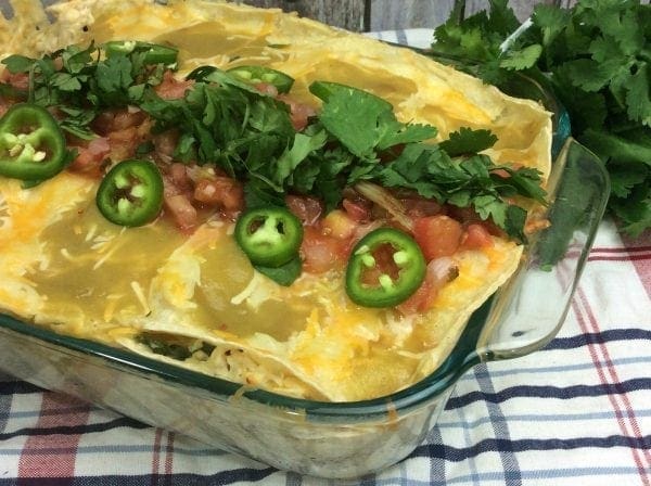 Chicken Enchilada Casserole from North Carolina Lifestyle Blogger Adventures of Frugal Mom