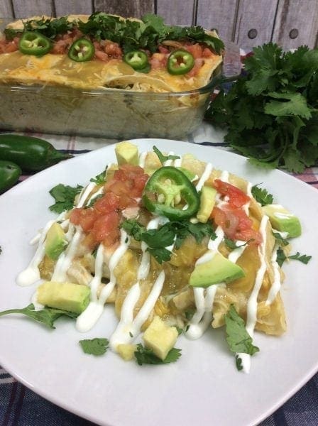 Chicken Enchilada Casserole from North Carolina Lifestyle Blogger Adventures of Frugal Mom