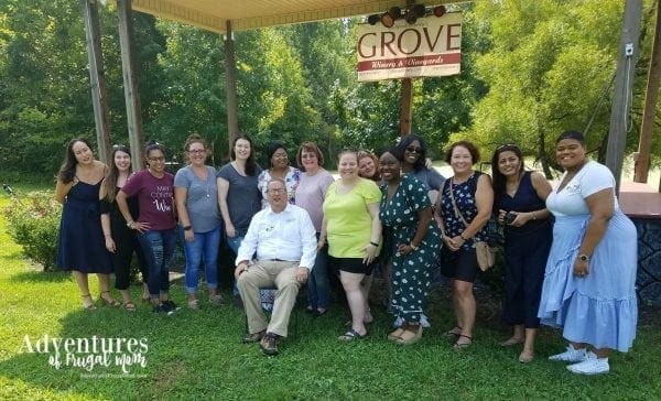 A Group of Bloggers and NC Wine A Great Combination from North Carolina Lifestyle Blogger Adventures of Frugal Mom