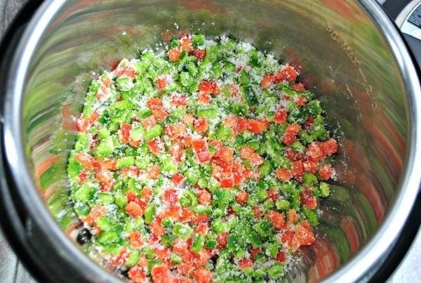 Apple Pepper Jelly Instant Pot Recipe from North Carolina Lifestyle Blogger Adventures of Frugal Mom