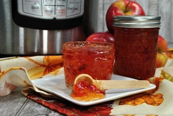 Apple Pepper Jelly Instant Pot Recipe from North Carolina Lifestyle Blogger Adventures of Frugal Mom