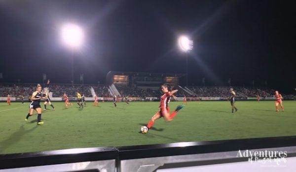 Soccer Double Header with Coastal Credit Union from North Carolina Lifestyle Blogger Adventures of Frugal Mom