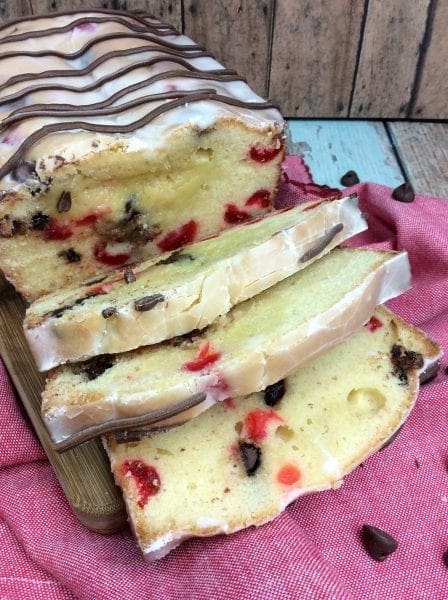 Fresh From the Oven Iced Cherry Bread From North Carolina Lifestyle Blogger Adventures of Frugal Mom