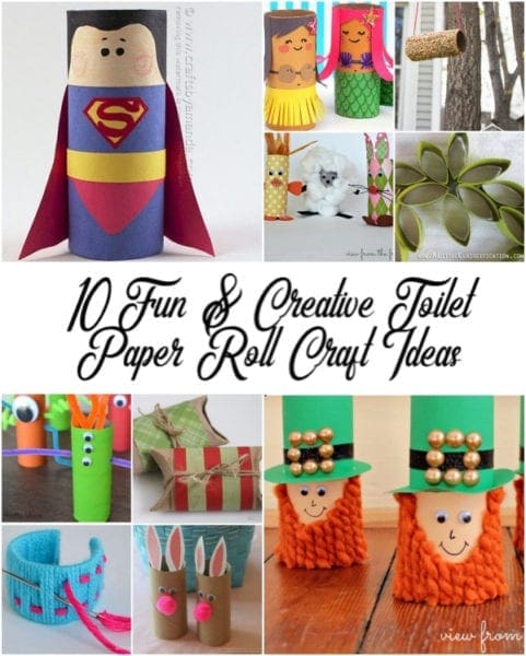 10 Fun & Creative Toilet Paper Roll Craft Ideas from North Carolina Lifestyle Blogger Adventures of Frugal Mom