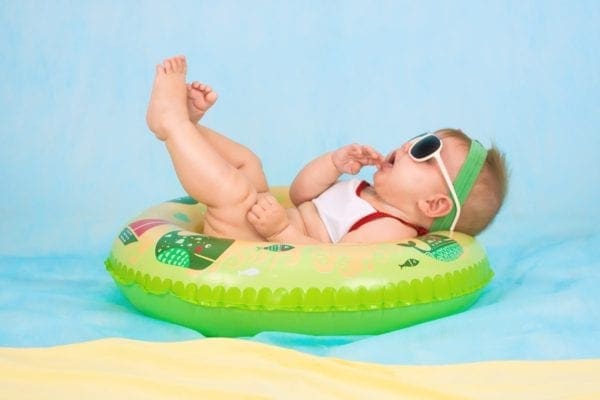 Benefits of Swimming for Babies from North Carolina Lifestyle Blogger Adventures of Frugal Mom