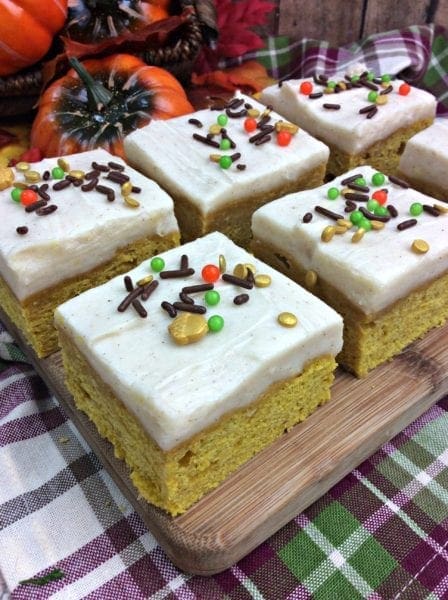How to Make Pumpkin Spice Cookie Bars from North Carolina Lifestyle Blogger Adventures of Frugal Mom