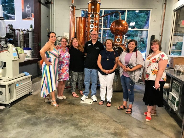 Touring Durham Distillery with NC Social