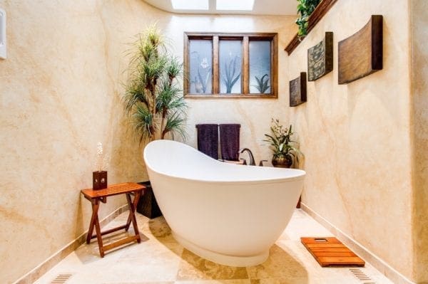 How to Make Your Bathroom (Feel) Bigger from North Carolina Lifestyle Blogger Adventures of Frugal Mom