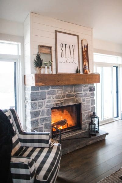 Craft Corners and Make Space Livable Choosing Fireplace Decor from North Carolina Lifestyle Blogger Adventures of Frugal Mom