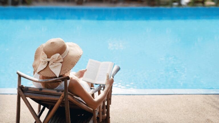 How Can You Make a Pool Area More Interesting & Comfortable from North Carolina Lifestyle Blogger Adventures of Frugal Mom