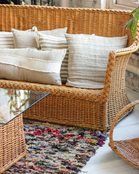 Why The Wicker Bench Belongs in Your Home from North Carolina Lifestyle Adventures of Frugal Mom
