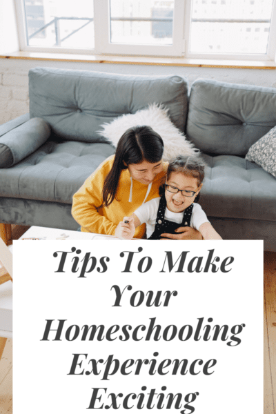 Tips To Make Your Homeschooling Experience Exciting