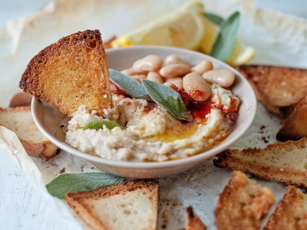 Yummy & Fun: Enjoy White Bean Dip with Pita Chips