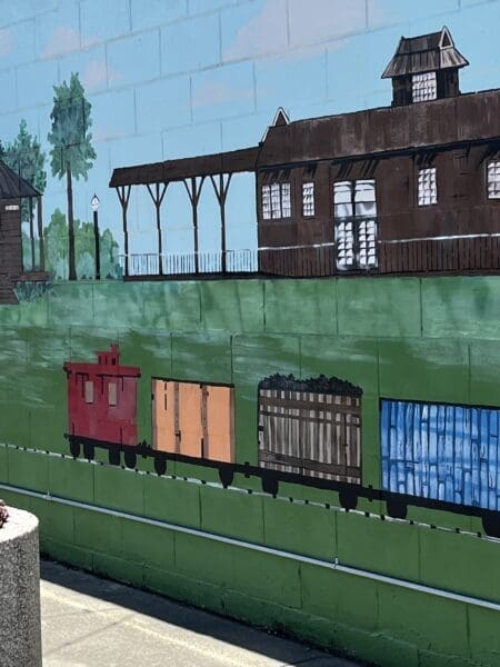 Selma Train Mural