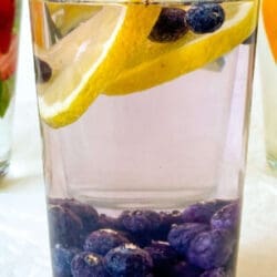 Lemon Blueberry Infused Water