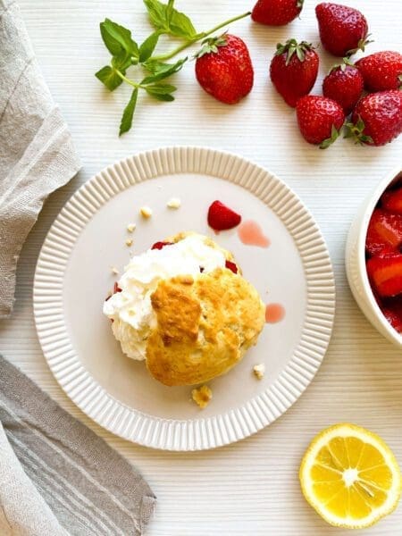 Lemon Strawberry Shortcake