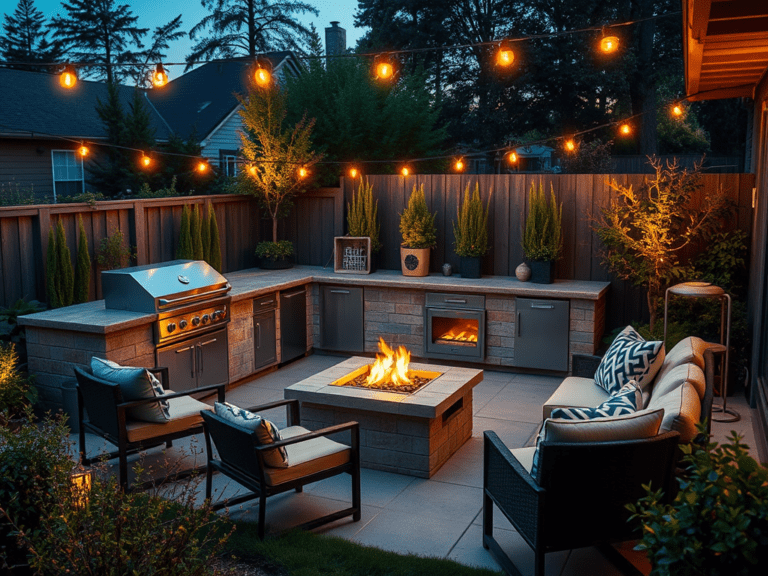 Transforming Your Backyard: Outdoor Kitchens, Fire pits, and More