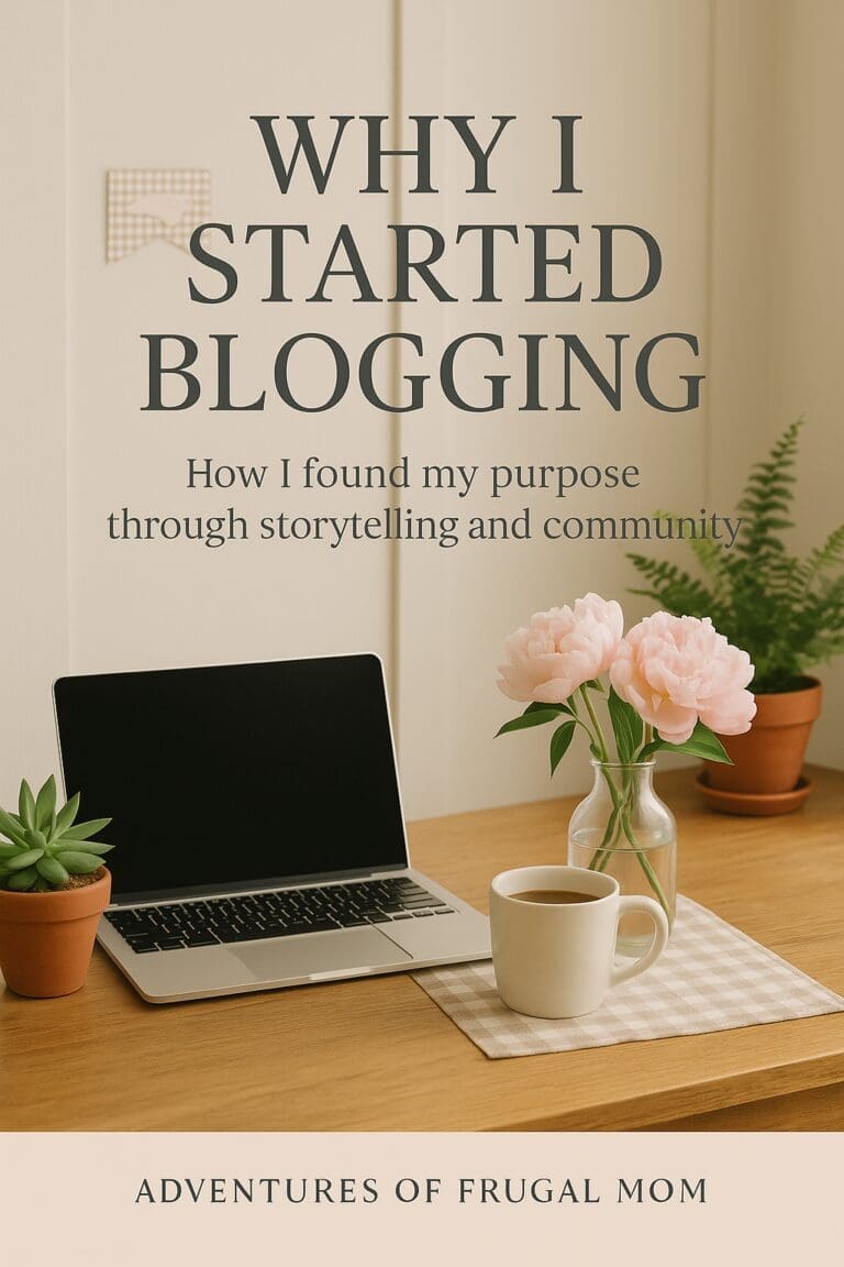 why I started blogging