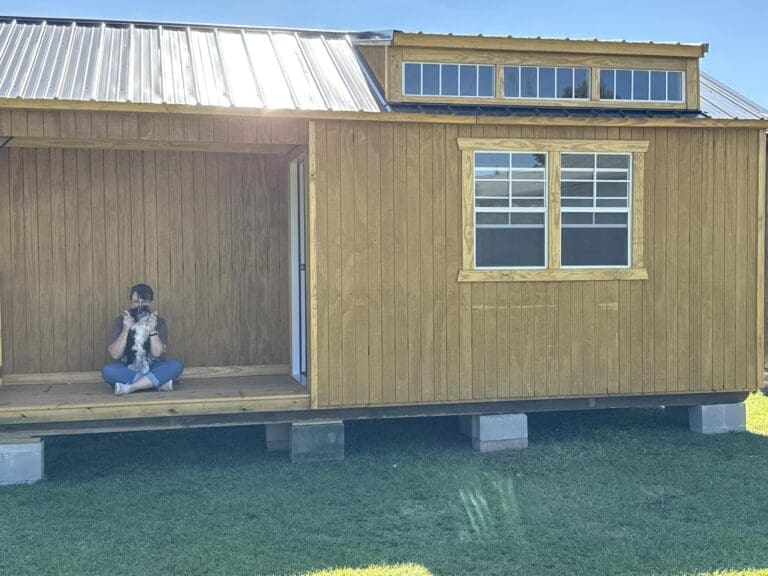 A Day in My Life as a Solopreneur (And Yes, I Walk to the Blog Cabin—Because, Hello, No Bathroom!)