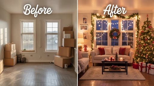 How to Make a New House Feel Like Home Before the Holidays