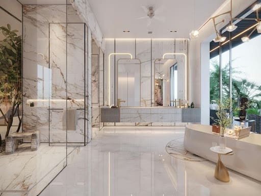 How White Marble Tile Can Transform Your Entire Home