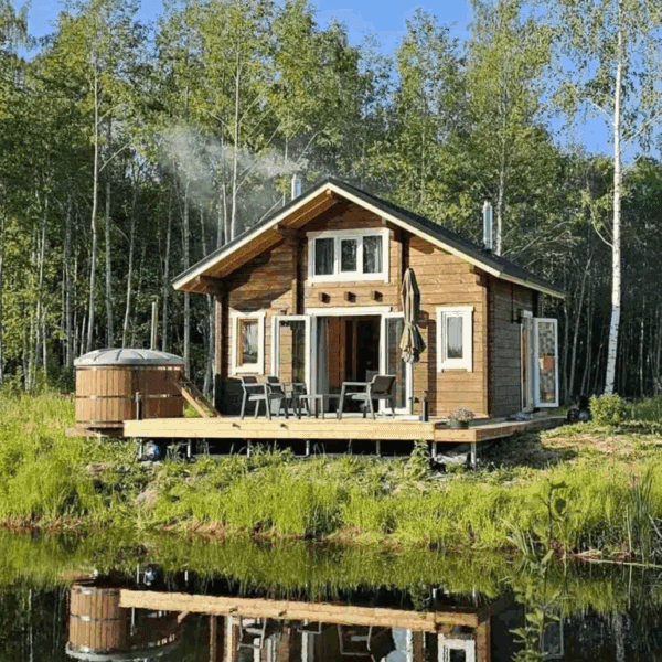 Sauna Cabin Fellin Is the Nordic Loft Sauna That Turns Your Backyard Into a Little Lodge