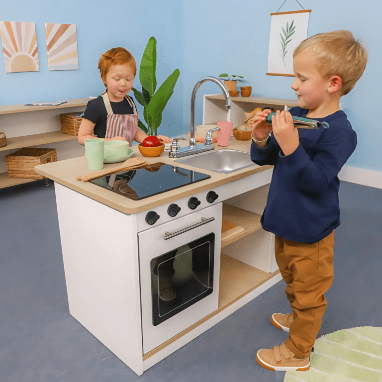 Wooden Play Kitchens For Early Learning Classrooms: Collection Expanded