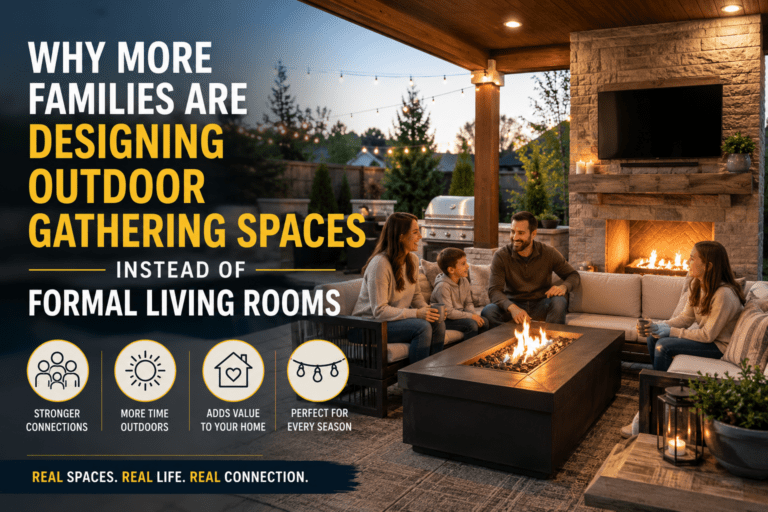 Why More Families Are Designing Outdoor Gathering Spaces Instead of Formal Living Rooms