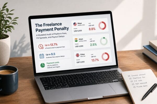 Gruv.AI Report Finds Freelancers Can Lose Up to 13.7% of Income to Payment Fees, With Payout Delays Up to 8.5 Business Days