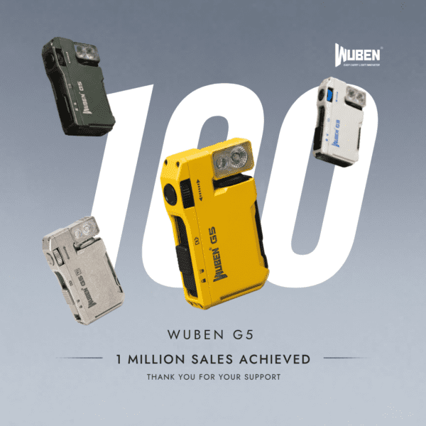 WUBEN Launches G5 Yellow Edition to Celebrate 1 Million Sales