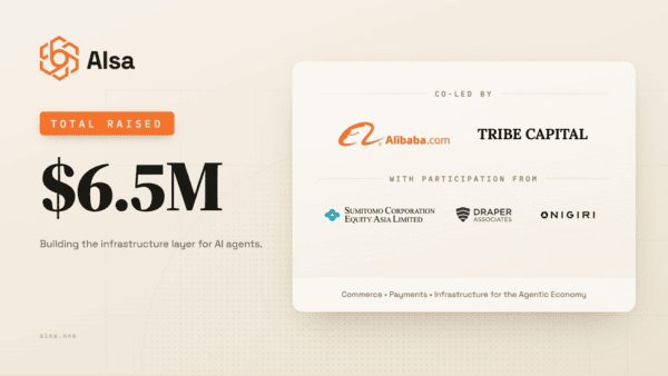 AIsa Raises $6.5M, Co-Led by Alibaba and Tribe Capital, to Build the Transaction Network for AI Agents

